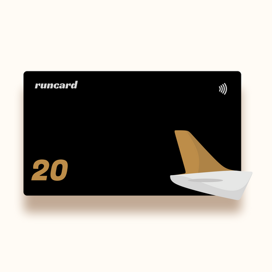 20 Premium AirportRuns - runcard™